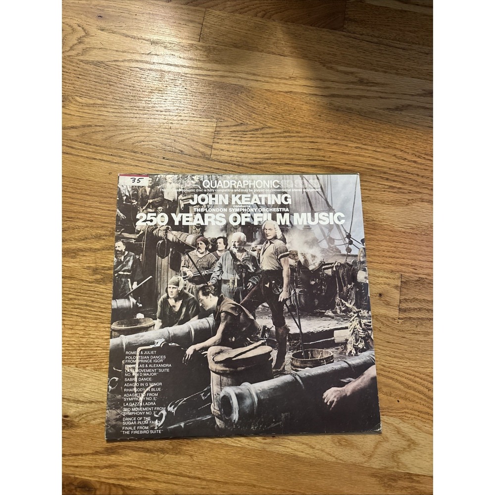 Columbia John Keating 250 Years of Film Music Vinyl LP 12" Black Good Quad SQ